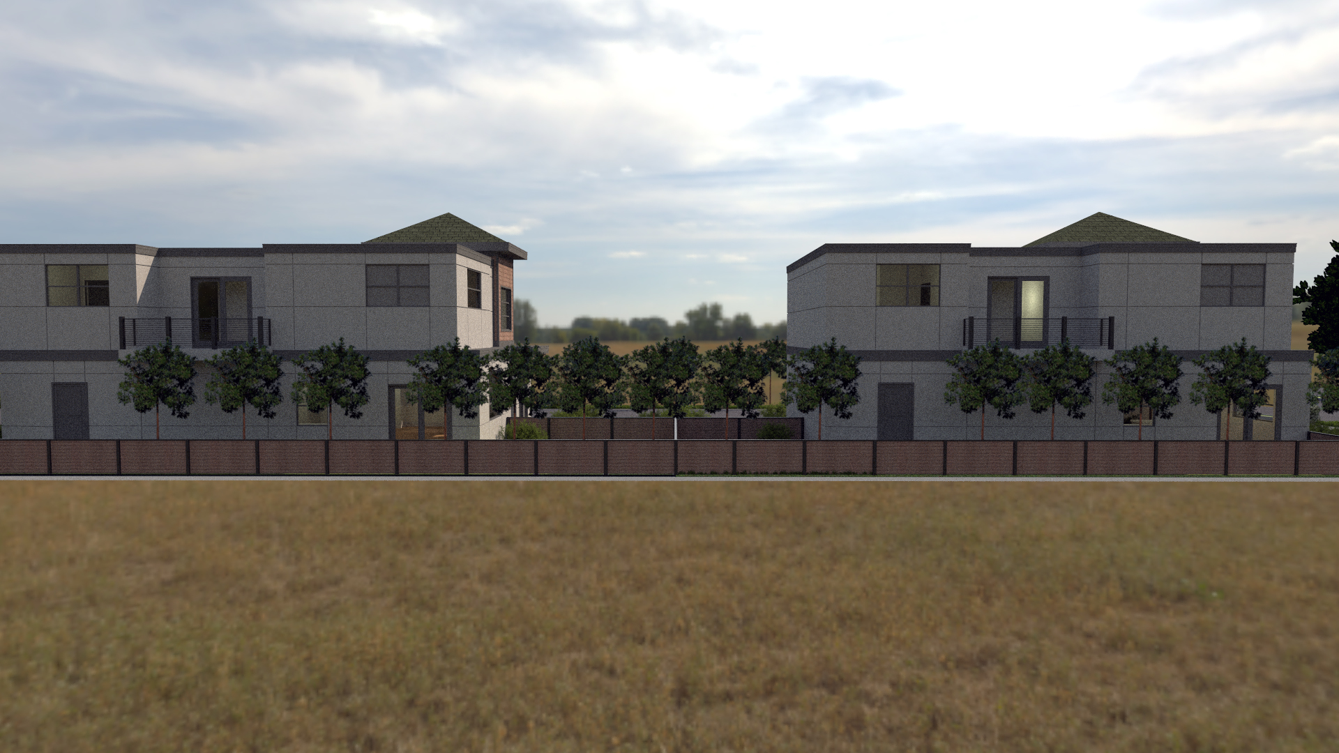 Altos Bay rear view rendering